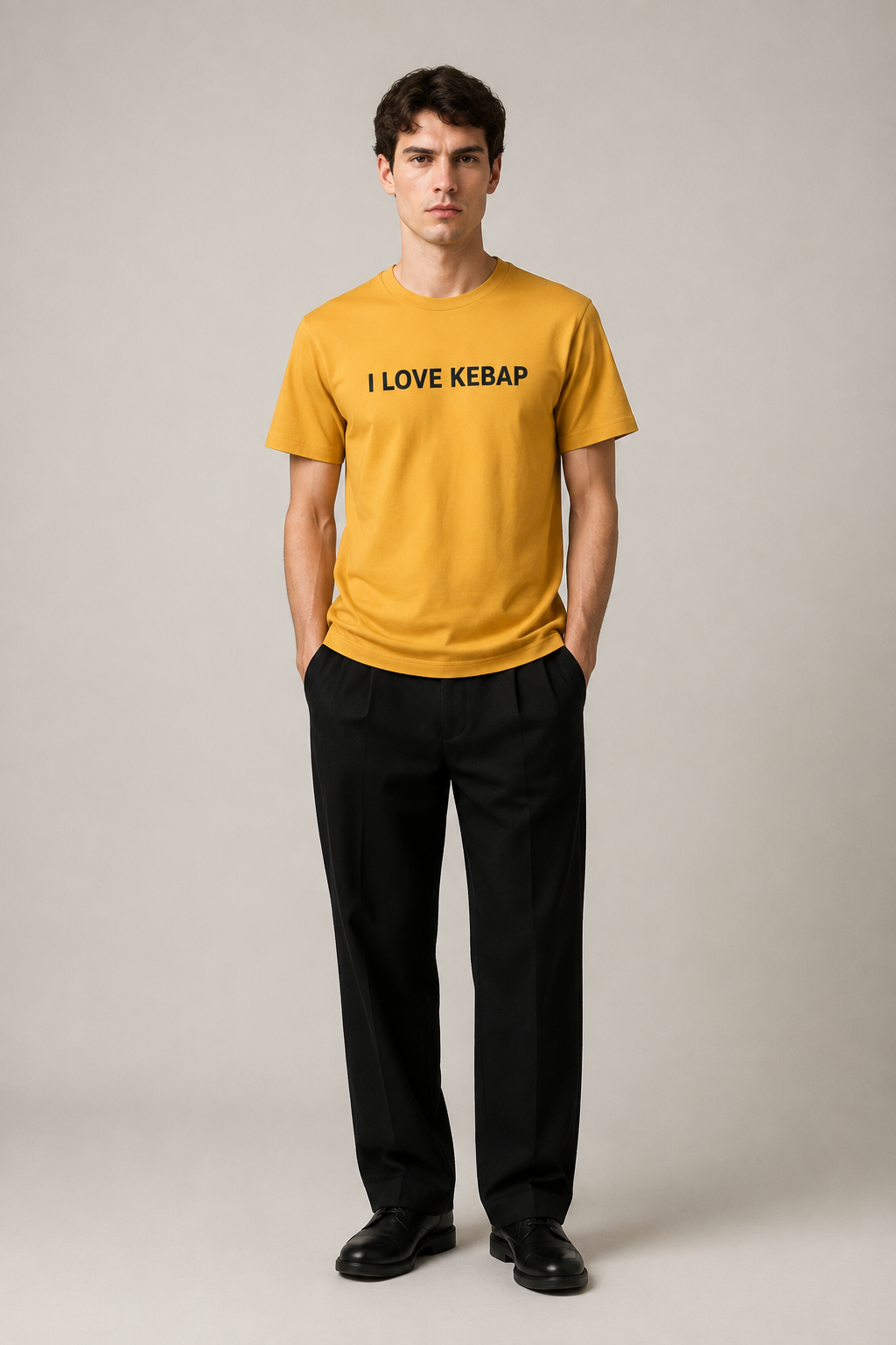 Slogan Print Cotton Jersey T-Shirt