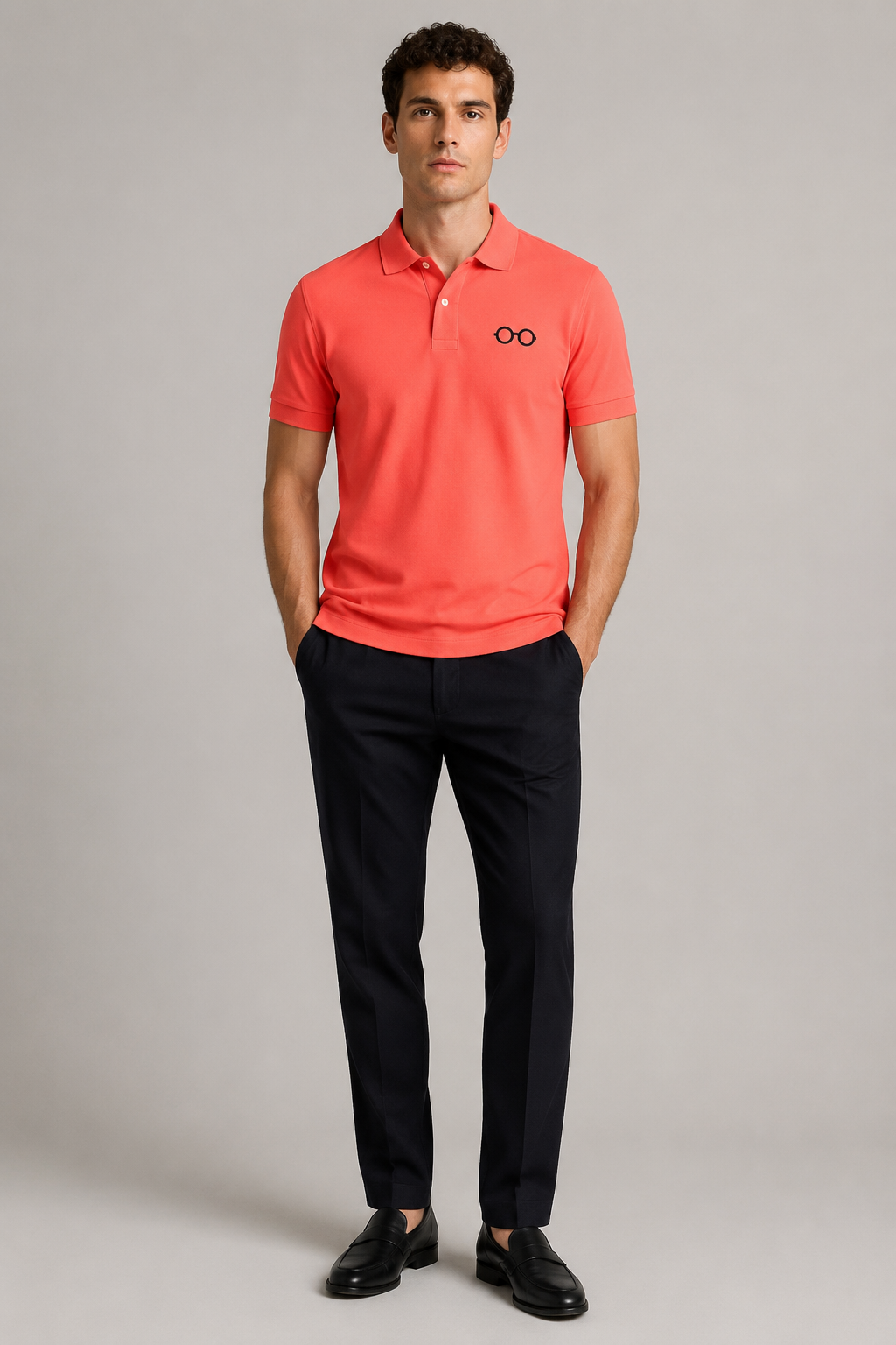 Embroidered Icon Piqué Polo Shirt