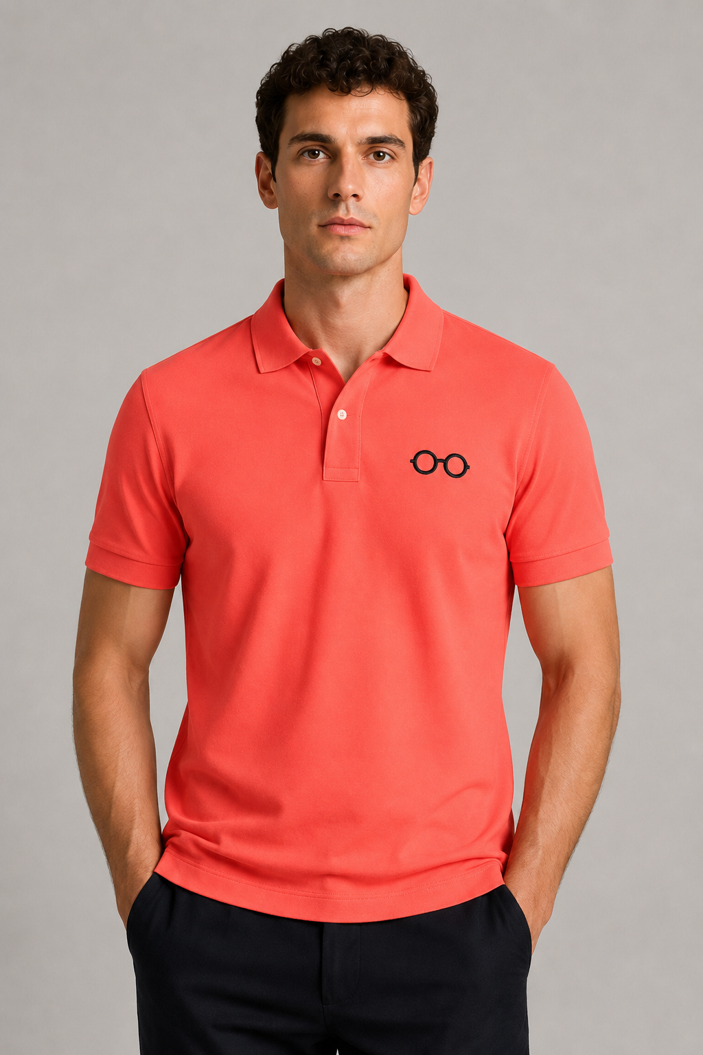 Embroidered Icon Piqué Polo Shirt