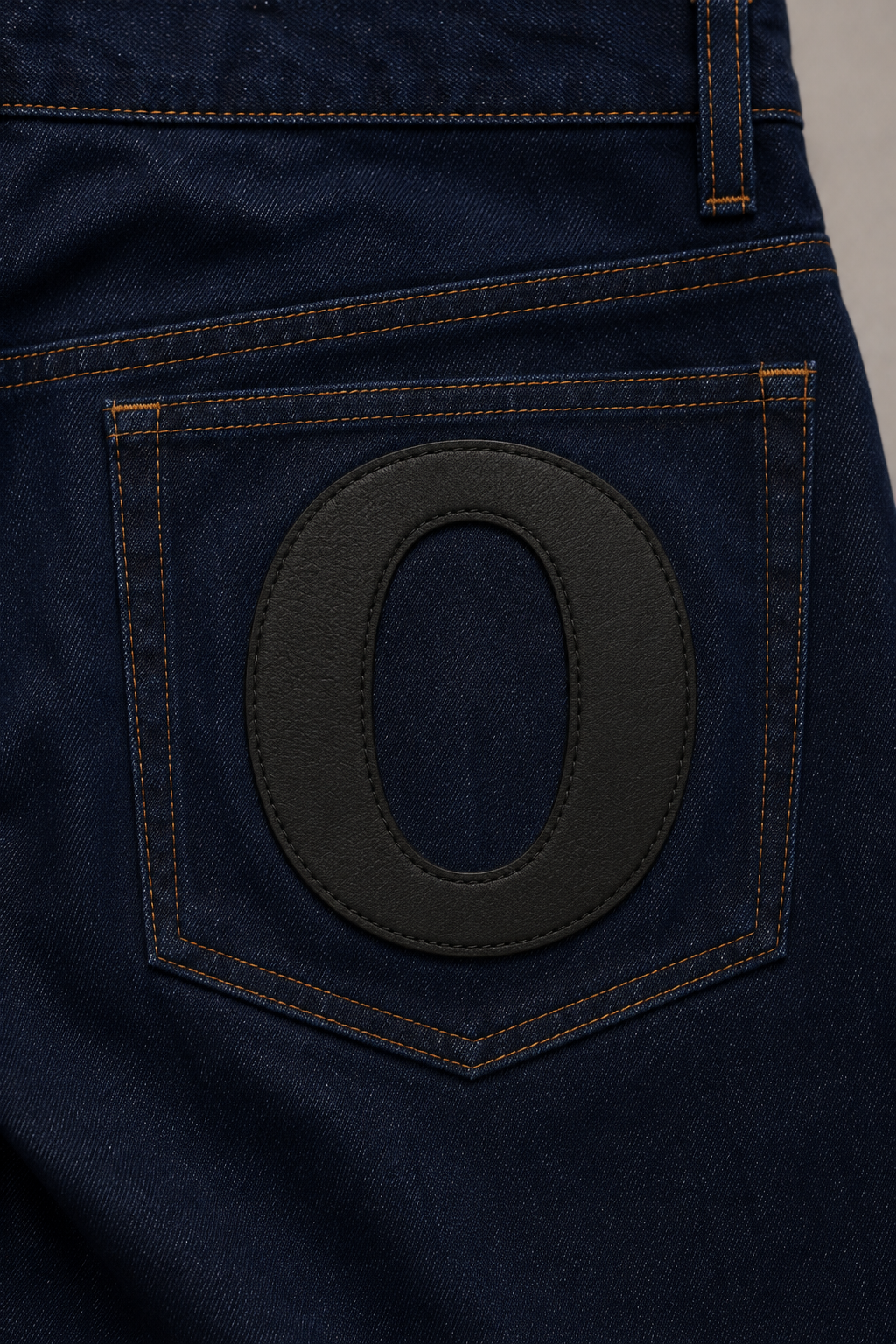 Raw Indigo Wide-Leg Denim Jeans