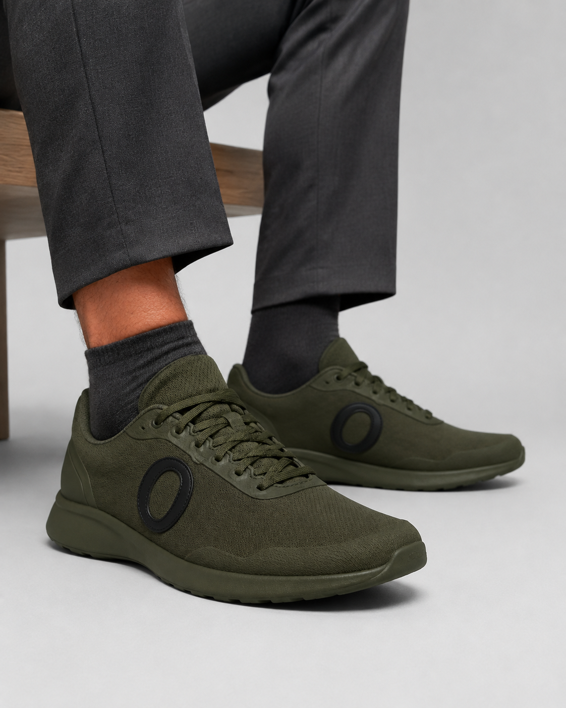 Monochrome Technical Knit Sneakers