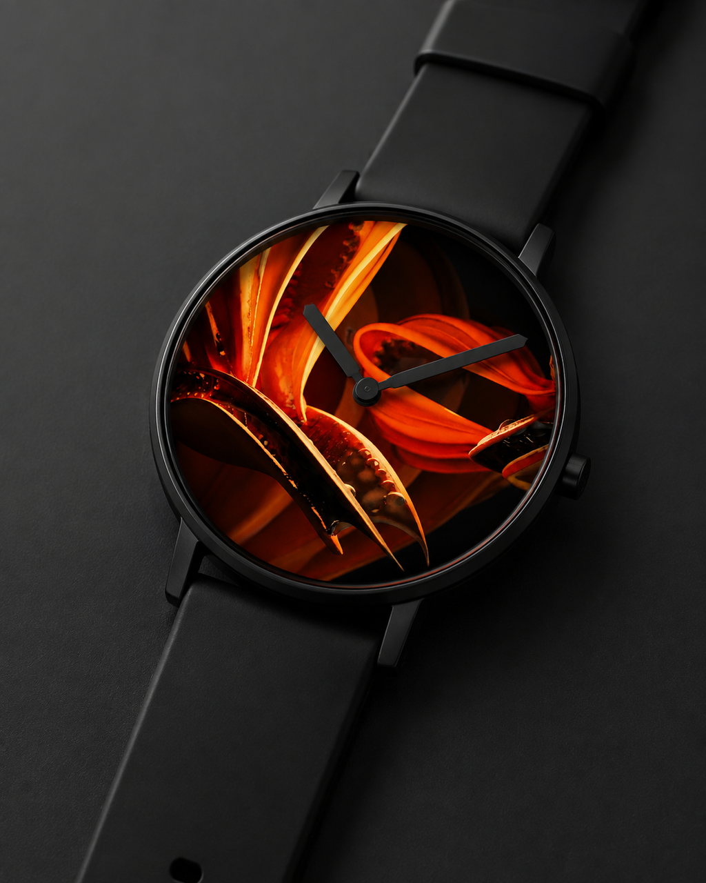 Minimalist Graphic Dial Watch